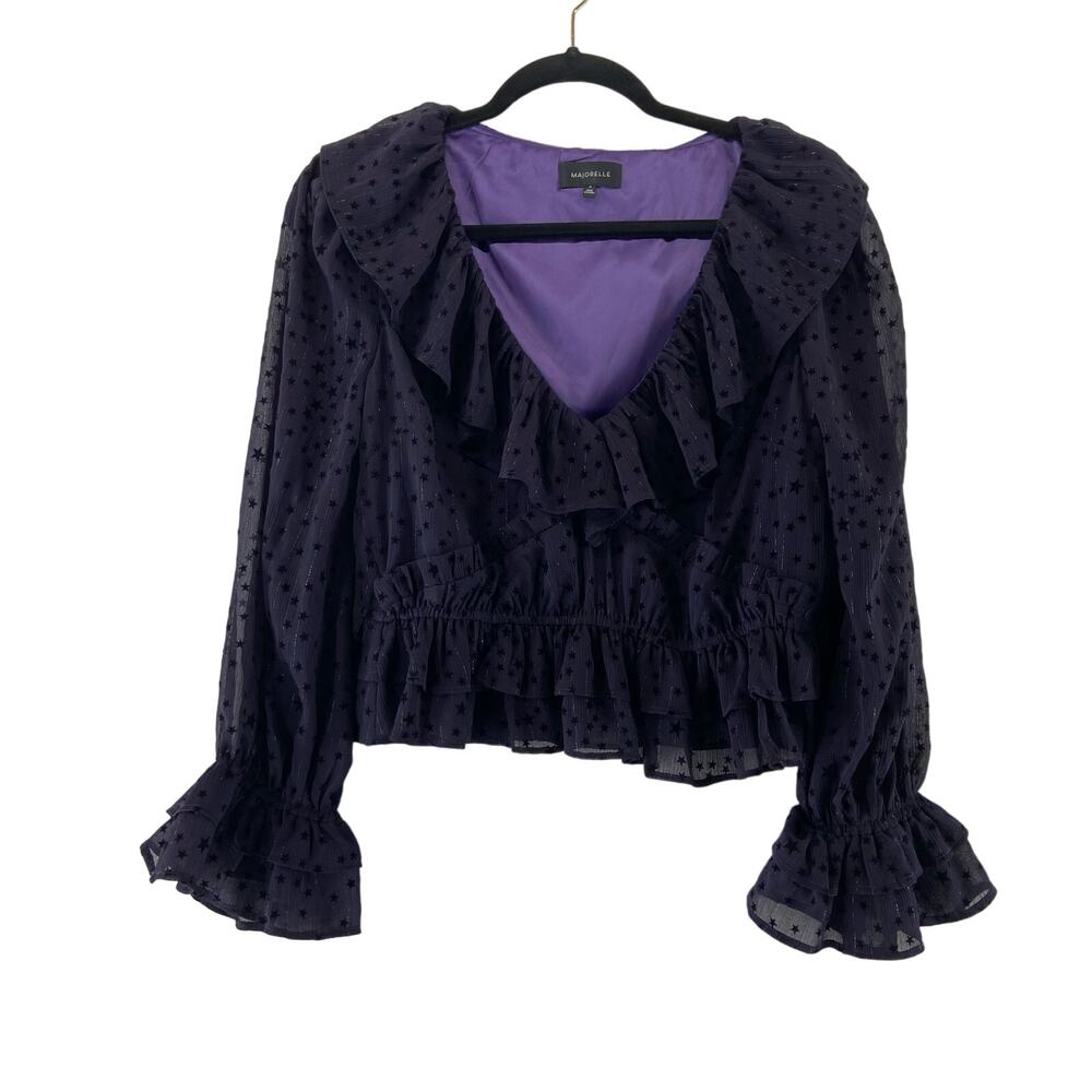 Majorelle Virgil Purple Star‎ Top Size Medium